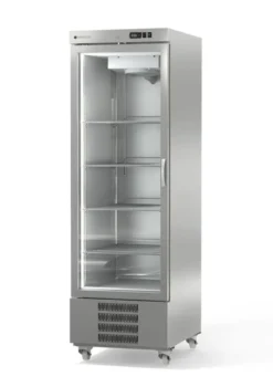 Coreco Edelstahlkühlschrank US Range 650 mit Glastür