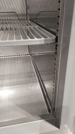 Coreco Edelstahlkühlschrank US Range 650 mit Glastür
