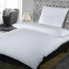 Deckenbezug, Satin Feinstreifen 2 mm - 160 x 230 cm + 30 cm HV