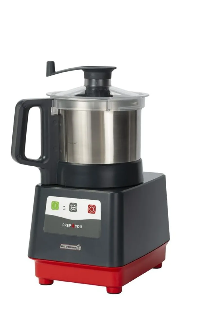 Dito Sama Prep4You Kutter 3,6l - 1 Geschwindigkeit 1500 U/Min, Edelstahlkessel, microverzahnte Messer