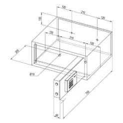 Dometic Hotelsafe MD 450 Standard Class