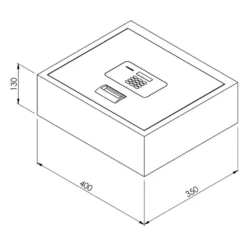 Dometic Hotelsafe MDT 400 X Standard Class