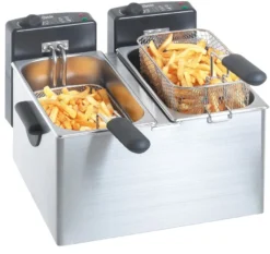 Doppel-Fritteuse "MINI III" 2x4L