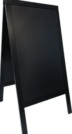 Doppeltafel 120 cm, schwarz,Fläche: 58 cm x 88 cm