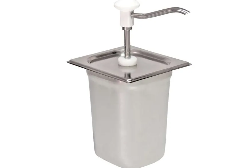 Dosierspender GN 1/6, rot - 3 Liter
