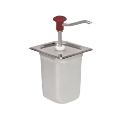 Dosierspender GN 1/6, rot - 3 Liter