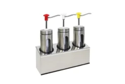 Dosierspender Round mit Sichtfenster -3x 2 Liter