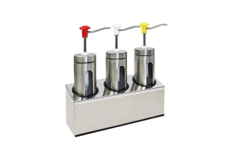 Dosierspender Round mit Sichtfenster -3x 2 Liter