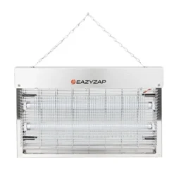 Eazyzap LED Insektenvernichter 100m² 14W, gebürsteter Edelstahl, energieeffizient