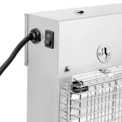 Eazyzap LED Insektenvernichter 30m² 8W, gebürsteter Edelstahl, energieeffizient