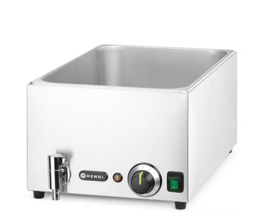Eco Line Bain-Marie elektrisch mit Wasserablasshahn