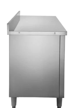 Edelstahl Arbeitsschrank Basic 120x60 mit Aufkantung 100 mm