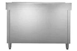 Edelstahl Arbeitsschrank Basic 160x70 mit Aufkantung 100 mm