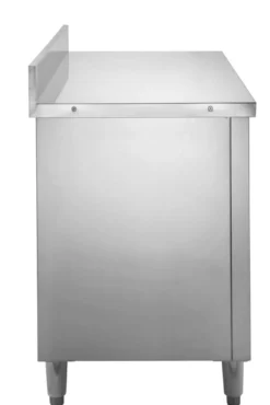 Edelstahl Arbeitsschrank Basic 140x70 mit Aufkantung 100mm