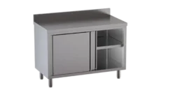 Edelstahl-Arbeitsschrank ECO 10x6 mit Aufkantung