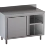 Edelstahl-Arbeitsschrank ECO 10x7 mit Aufkantung