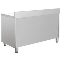 Edelstahl-Arbeitsschrank ECO 18x6 mit Aufkantung