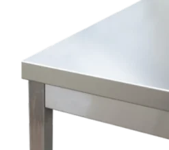 Edelstahl Arbeitsschrank Profi mit Schiebetüren 1200 x 600 mm