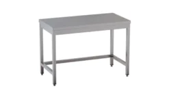 Edelstahl Arbeitstisch Eco 20x6 ohne Grundboden