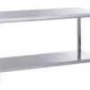 Edelstahl Arbeitstisch Eco 15x6 mit Grundboden