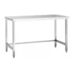 Edelstahl Arbeitstisch Eco 12x7 ohne Grundboden