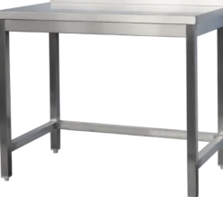 Edelstahl Arbeitstisch Profi 1200 x 700 mm - mit Aufkantung