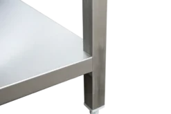 Edelstahl Arbeitstisch Profi1600 x 700 mm - mit Grundboden