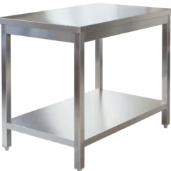 Edelstahl Arbeitstisch Profi1600 x 700 mm - mit Grundboden