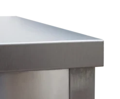 Edelstahl Arbeitstisch Profi1600 x 700 mm - mit Grundboden