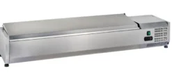 Edelstahl-Kühlaufsatz ECO 5 x GN 1/4