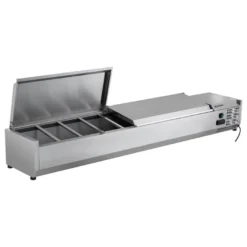 Edelstahl-Kühlaufsatz ECO 10 x GN 1/4