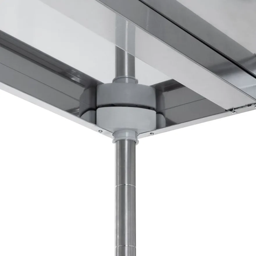 Edelstahl Regal ECO 1000x500x1800 mm
