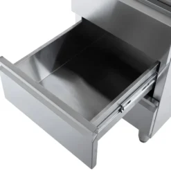 Edelstahl-Schubladenschrank BASIC 3er Einheit 600, AISI 201