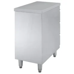Edelstahl-Schubladenschrank BASIC 3er Einheit 700, AISI 201