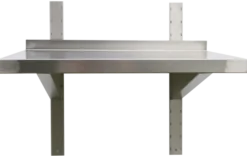 Edelstahl Wandbord Profi 1600 x 400 x 40 mm