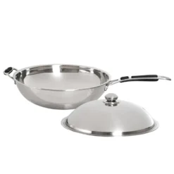 Edelstahl Wokpfanne Ø 360 mm