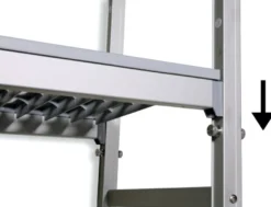 Einhängeregal Profi 1150 x 400 x 1670 mm, 4 Böden