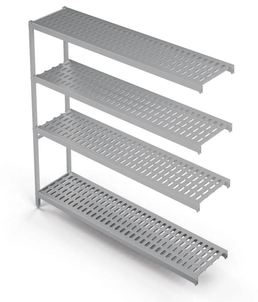 Einhängeregal Profi 1250 x 400 x 1670 mm, 4 Böden