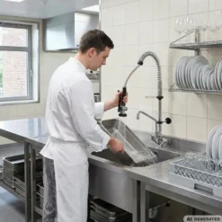 Einloch Geschirrwaschbrause Profi 500 Niedrigbauweise