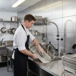 Einloch Geschirrwaschbrause Profi 400 Niedrigbauweise