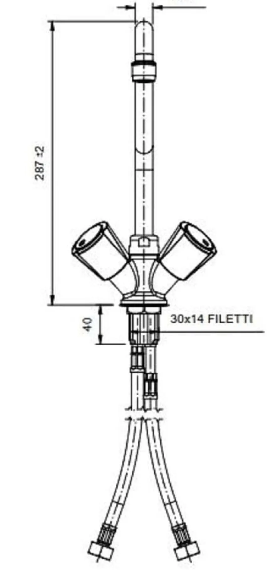 Einloch Mischbatterie Profi 100