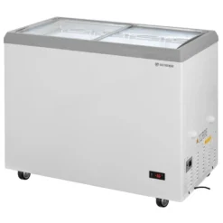 Eiscreme-Gefriertruhe 217 Liter mit LED-Beleuchtung und Rollen