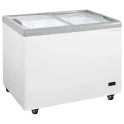 Eiscreme-Gefriertruhe 284 Liter mit LED-Beleuchtung und Rollen