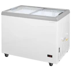 Eiscreme-Gefriertruhe 284 Liter mit LED-Beleuchtung und Rollen