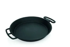 Eisenguss-Riesenpfanne mit einem abnehmbaren Rundgriff, Durchmesser 65cm