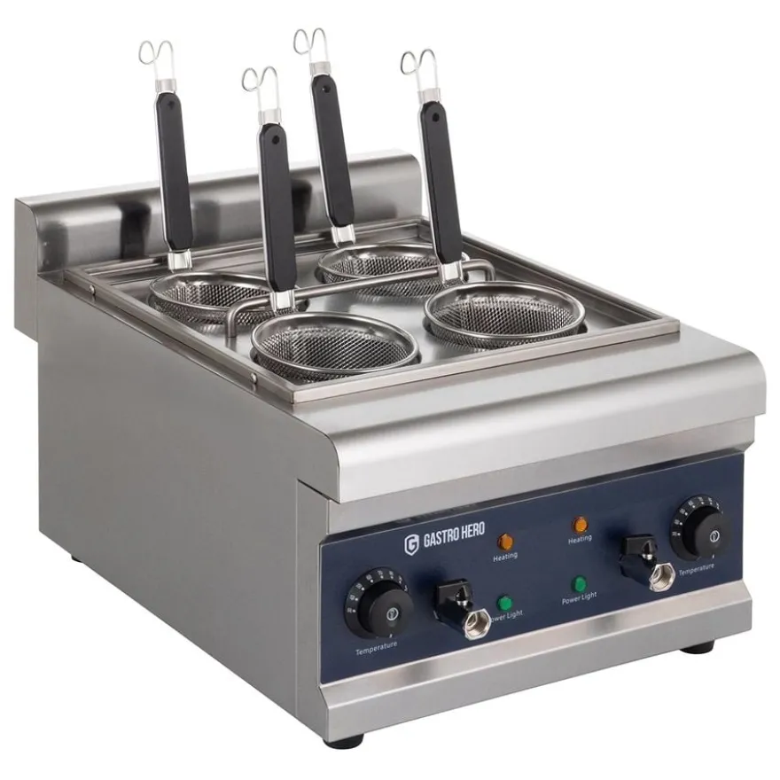 Elektrischer Nudelkocher - 4 Siebe - 16,5l