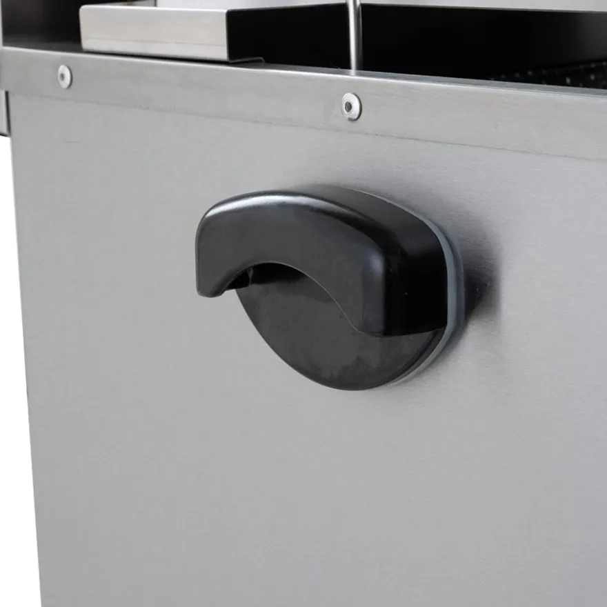 Elektro Backwaren-Fritteuse - 20,4 Liter - 5 kW - mit Ablasshahn