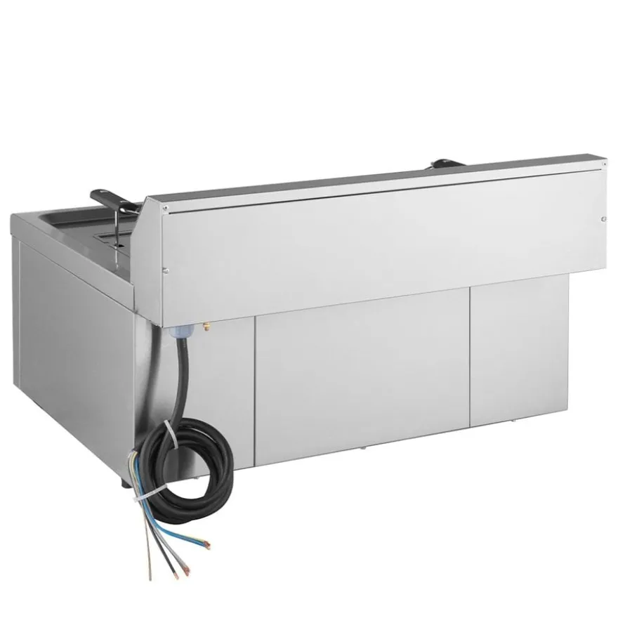 Elektro Backwaren-Fritteuse Profi 37 Liter mit Ablasshahn, 400 V