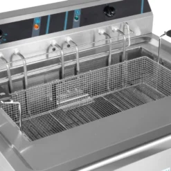 Elektro Backwaren-Fritteuse Profi 37 Liter mit Ablasshahn, 400 V