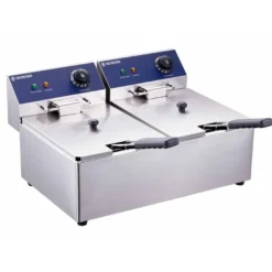 Elektro-Doppel-Fritteuse ECO 6+6 Liter